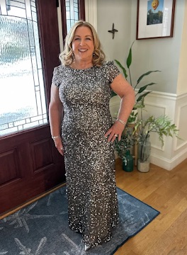 Mother of the bride formal dress alteration in Swansea MA