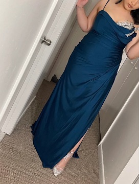 Formal dress hem and fit alteration, serving Swansea MA and Eastern Massachusetts