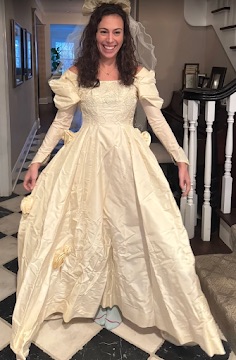 Bridal alterations for a fitted wedding gown silhouette, serving Swansea MA and Eastern Massachusetts
