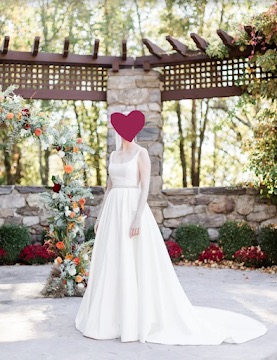 Custom wedding dress fitting session, serving Swansea MA and Eastern Massachusetts